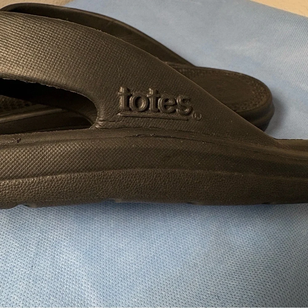 Toes Black Flip Flop Sandals